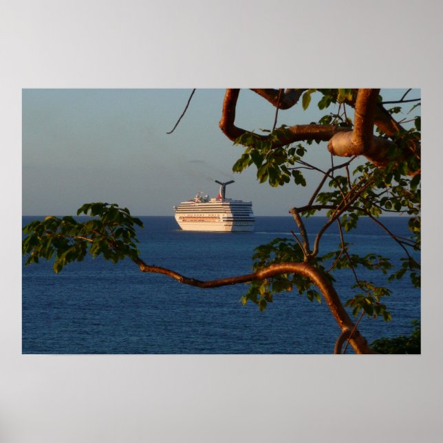 Abfahrt bei Sunset I Cruise Vacation Poster (Vorne)
