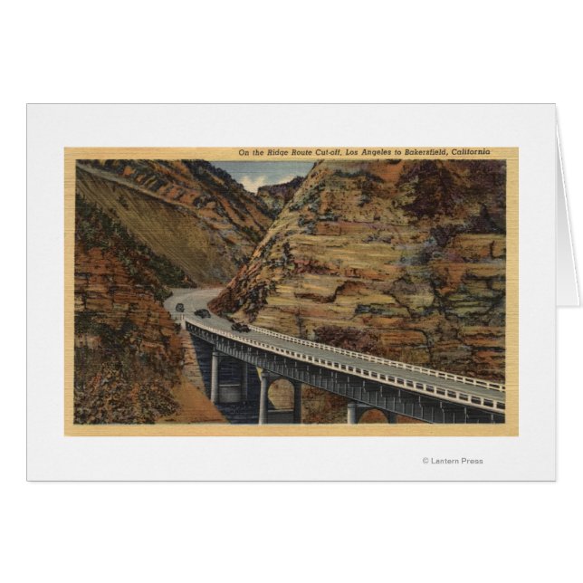 Abfahrt der Ridge-Route bis Bakersfield (Vorderseite (Horizontal))
