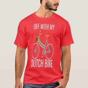 Abfahrt mit meinem niederländischen Fahrrad T-Shirt