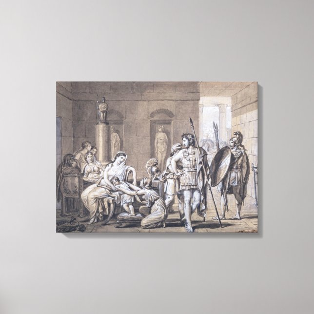 Abfahrt von Hector, c.1812 Leinwanddruck (Vorderseite)