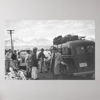 Abfahrt von Manzanar: 1943 Poster