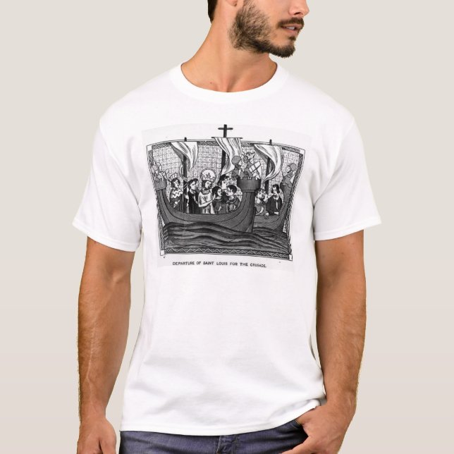 Abfahrt von St. Louis für den Kreuzzug T-Shirt (Vorderseite)