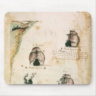 Abfahrt von Vasco da Gama Mousepad