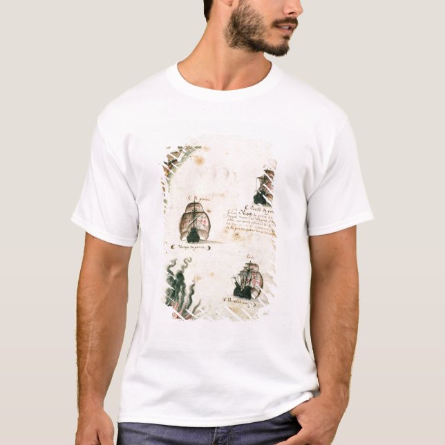 Abfahrt von Vasco da Gama T-Shirt (Vorderseite)