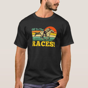 Abfahrt zu den Rennen Kentucky Racing Derby Party T-Shirt