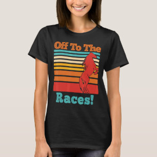 Abfahrt zu den Rennen Kentucky Racing Derby Party T-Shirt