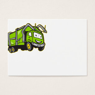 Abfall-Abfall-LKW-Cartoon