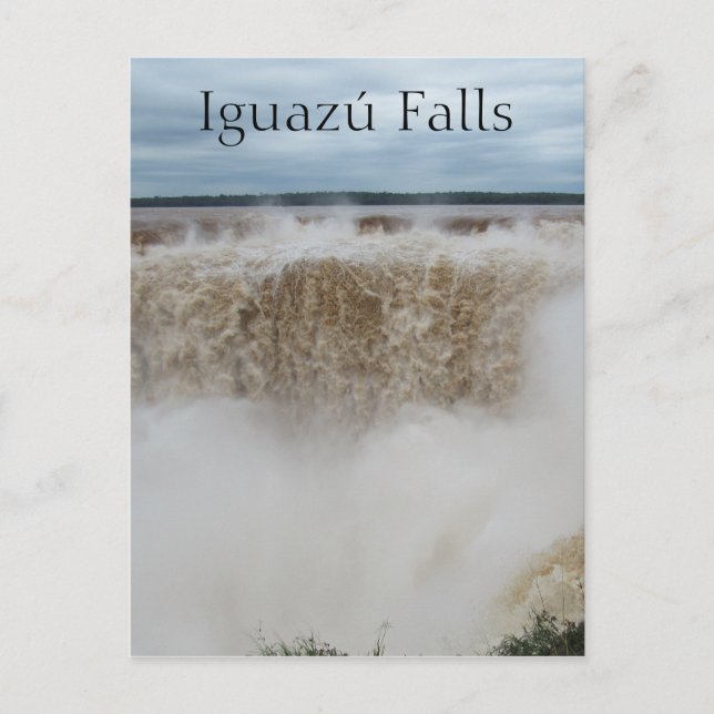 Abfall des Racheniguazu Postkarte (Vorderseite)
