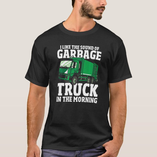 Abfall-Management-LKW-Entladewagen T-Shirt (Vorderseite)