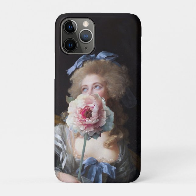 Abfall mit rosafarbener Peonie Case-Mate iPhone Hülle (Rückseite)