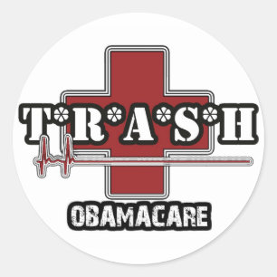 Abfall Obamacare Aufkleber