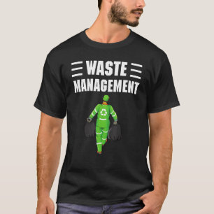 Abfallsammler Recycelnd Geschenke Spaß T-Shirt
