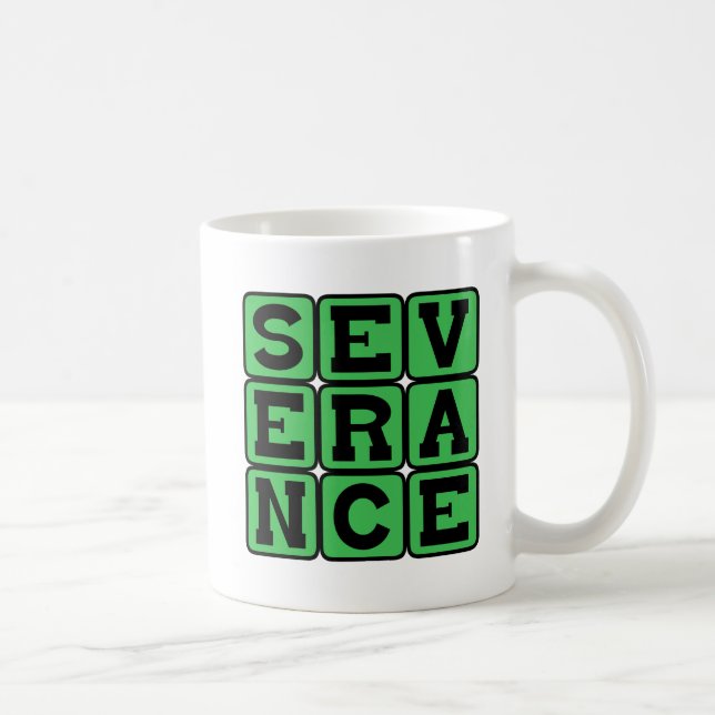 Abfindung, Bezahlung für die Verhaftung oder die s Kaffeetasse (Rechts)