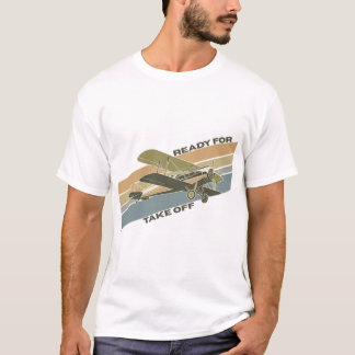 Abflug bereit - Flugzeugbegeisterter T-Shirt