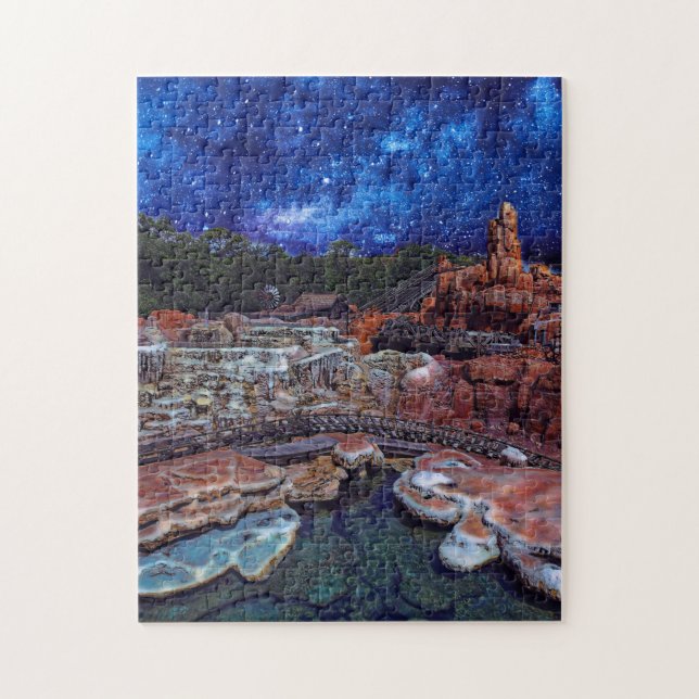 Abfluss bei nächtlichem Rätsel Puzzle (Vertikal)