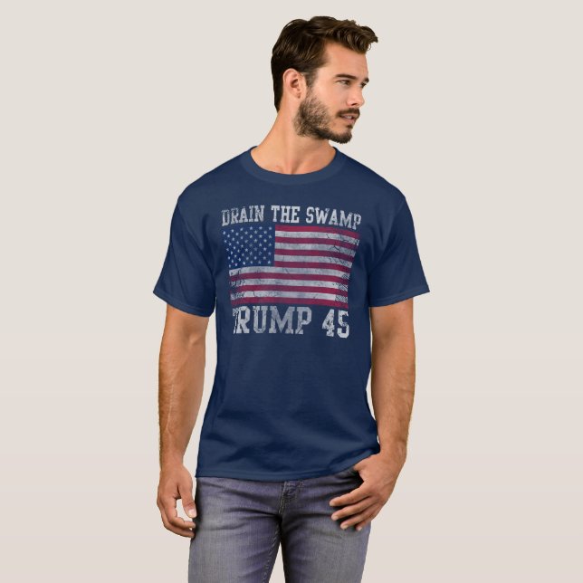 Abfluss des Trumpf-45 der Sumpf T-Shirt (Vorne ganz)