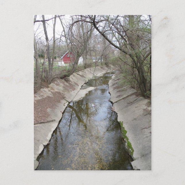 Abfluss von fotogenen Sturmen Postkarte (Vorderseite)