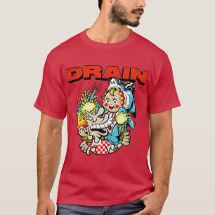 Abflüsse Band Cartoon Eiscremes Haie Angriffe fri T-Shirt