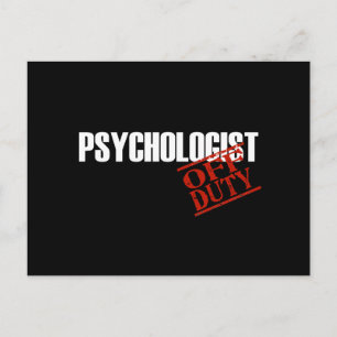 ABGABE PSYCHOLOGISTISCHER DARK POSTKARTE