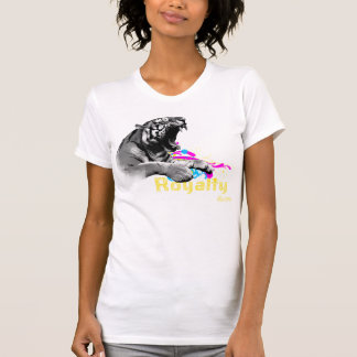 Abgabe-Tiger-Damen zerstörten T-Shirt