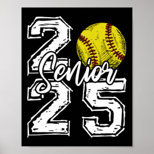 Abgänger 2025 Softball Senior 2025 Zurück zur Schu Poster