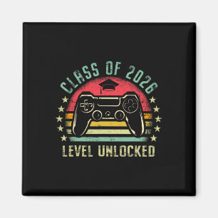 Abgänger 2026 Level freigeschaltet Video Gamer Sen Magnet