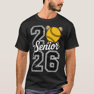 Abgänger 2026 Softll Senior 2026 Letzter Schultag T-Shirt