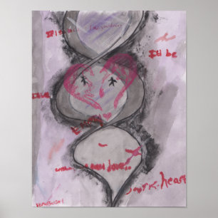 Abgangsschild Poster