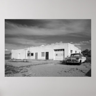 Abgasstation Poster