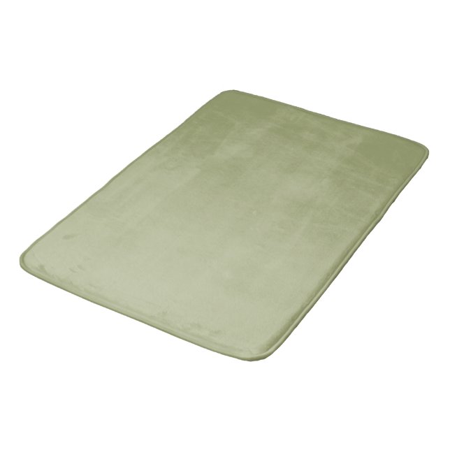 Abgeblendetes Olive Green Badematte (Schrägansicht)