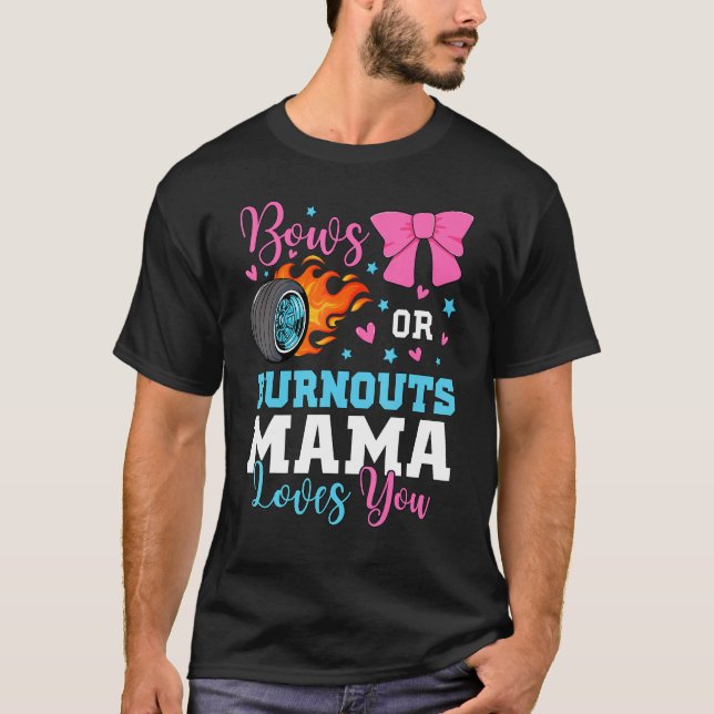 Abgebrannte oder Schleifen Mama Mutti liebt dich G T-Shirt (Vorderseite)