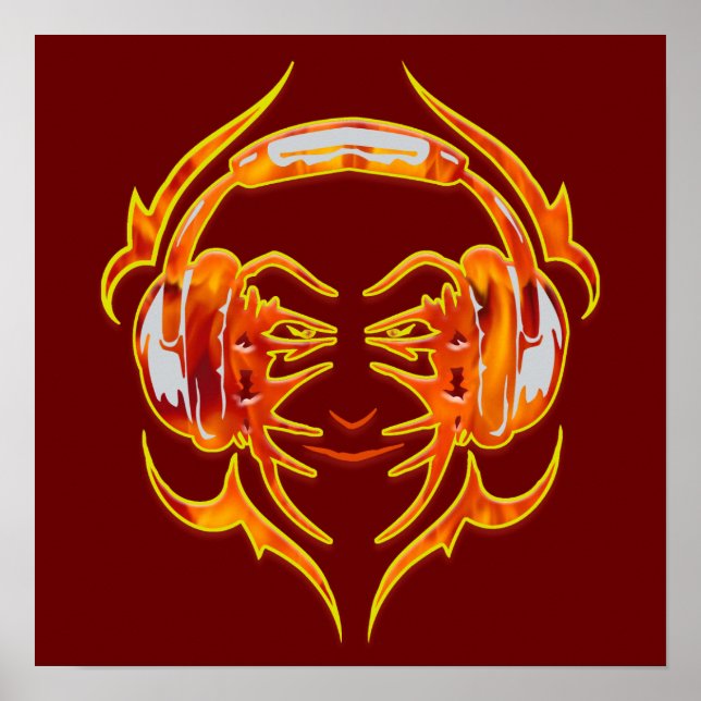 Abgebunden für Musik Poster (Vorne)