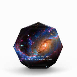 Abgehaltener Spiralarm NGC 1672 Acryl Auszeichnung