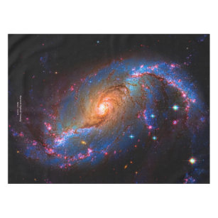 Abgehaltener Spiralarm NGC 1672 Tischdecke