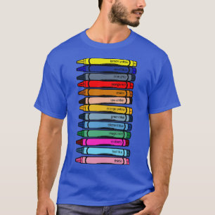 Abgelaufene Wachs Pastellfarben T-Shirt