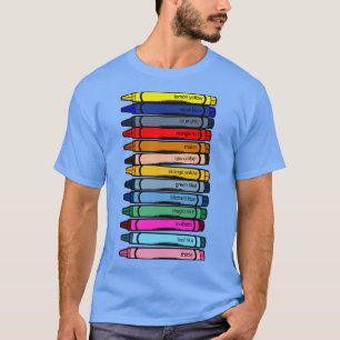 Abgelaufene Wachs Pastellfarben T-Shirt