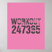Abgelaufener und kratzter Text Workout 247365 rosa