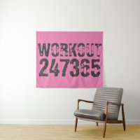 Abgelaufener und kratzter Text Workout 247365 rosa
