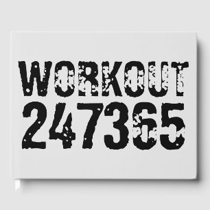 Abgelaufener und kratzter Text Workout 247365 schw Gästebuch