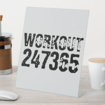 Abgelaufener und kratzter Text Workout 247365 schw