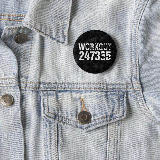 Abgelaufener und kratzter Text Workout 247365 Vint Button (Beispiel)