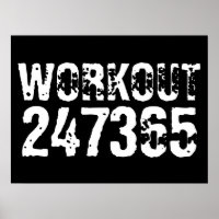 Abgelaufener und kratzter Text Workout 247365 weiß