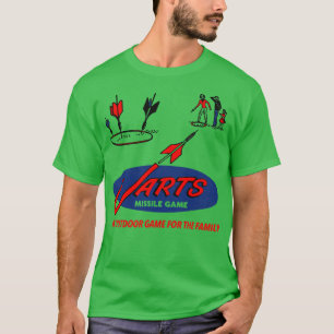Abgelaufenes 60er Lawn Jarts Missile Game T-Shirt