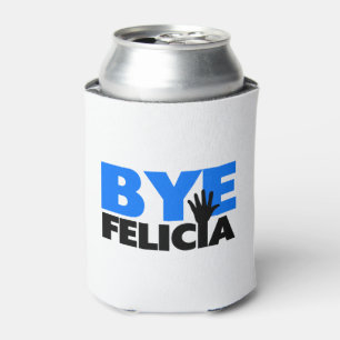 Abgelegene Felicia-Handwellen-mutiges Blau Dosenkühler