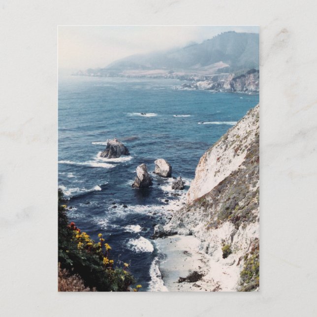 Abgelegener Strand Postkarte (Vorderseite)