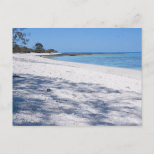 Abgelegener Strand Postkarte