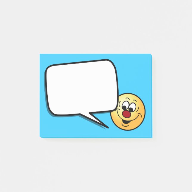 Abgelenktes Gesicht Grumpey Post-it Klebezettel (Vorderseite)