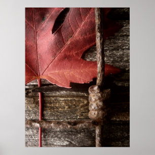 abgenutzt und verwittert poster