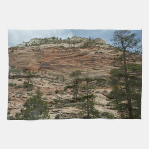 Abgenutzte Felsmauern im Zion National Park Geschirrtuch