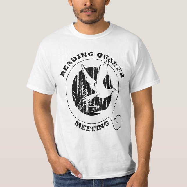 Abgenutzte Lesequäker-Sitzung T-Shirt (Vorderseite)